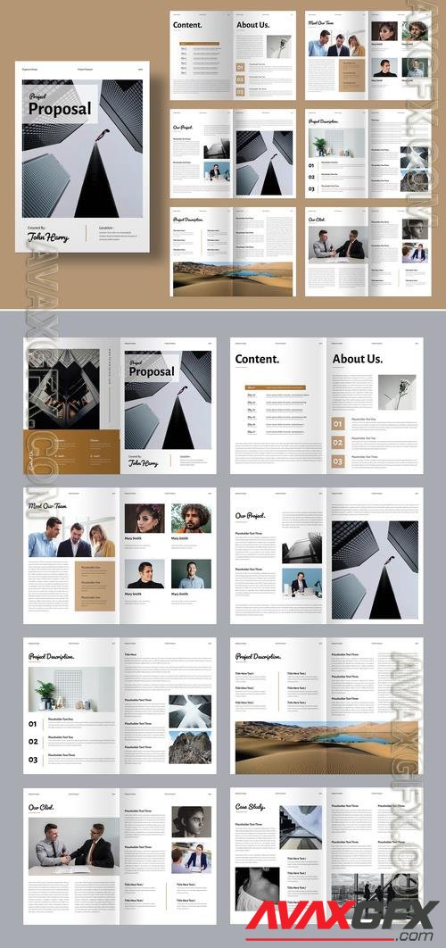 Adobestock - Proposal Brochure Layout 523886759