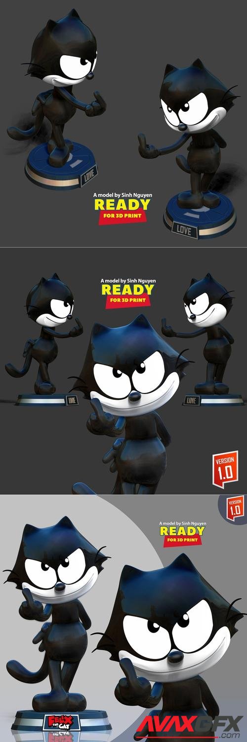 Felix the Cat 2 – 3D Print