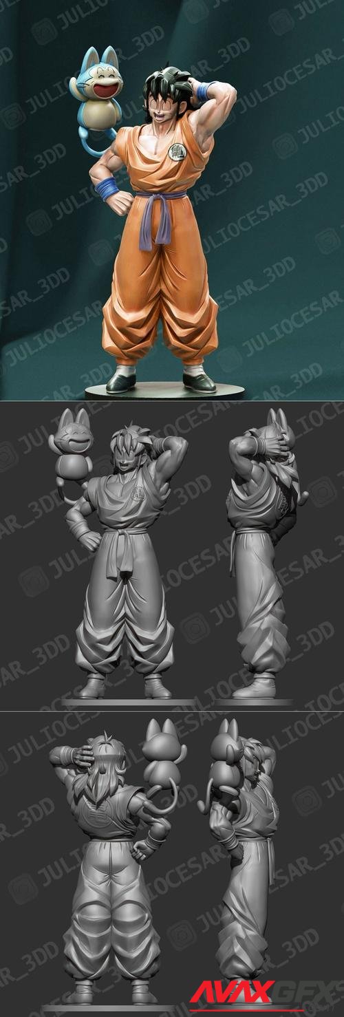 Dragon ball - Yamcha and Puar – 3D Print