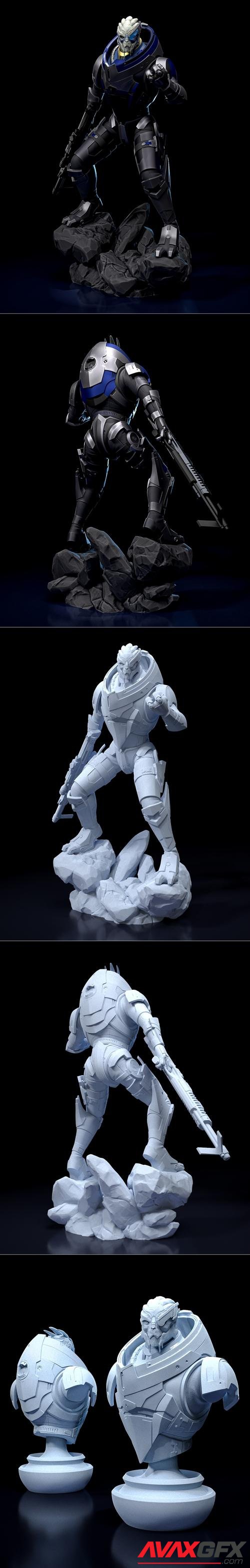 Garrus Vakarian – 3D Print