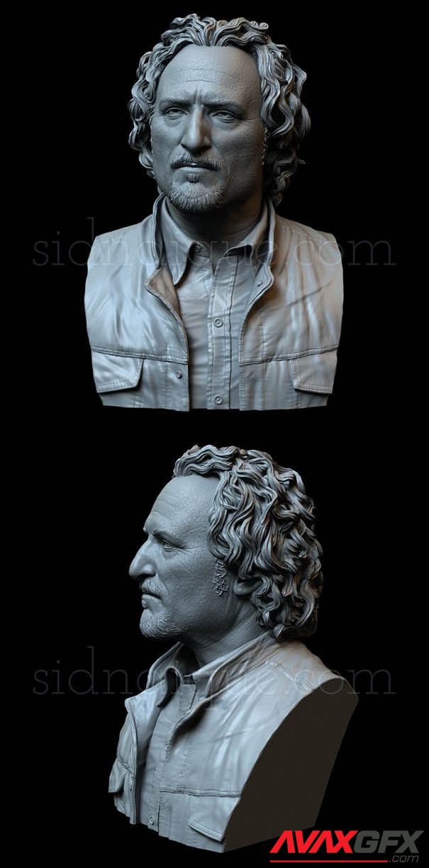 Tig Trager from Sons of Anarchy 3D Print