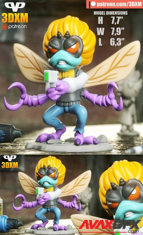 3DXM - Baxter Fly Chibi – 3D Print