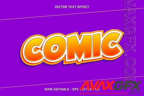 Comic Text Vector Effect