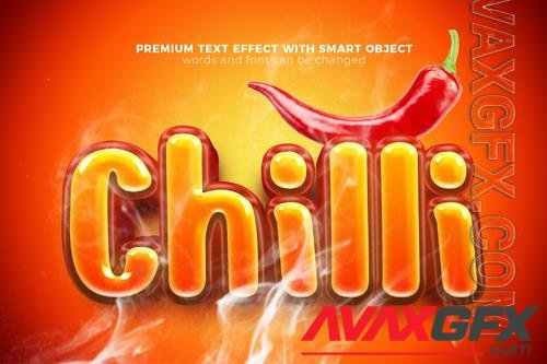 PSD 3d chilli effects editable