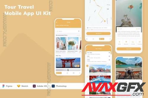 Tour Travel Mobile App UI Kit ZFBSZ3E