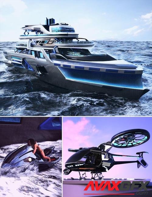XI Futuristic Yacht Bundle