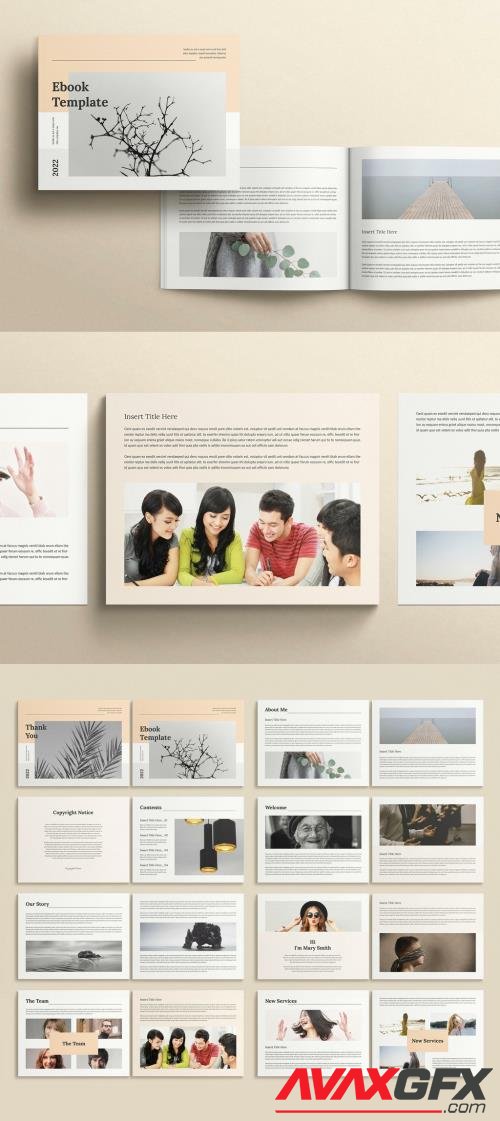 Adobestock - ebook Layout Landscape 524310577