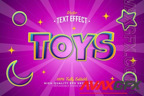 Toy text effect