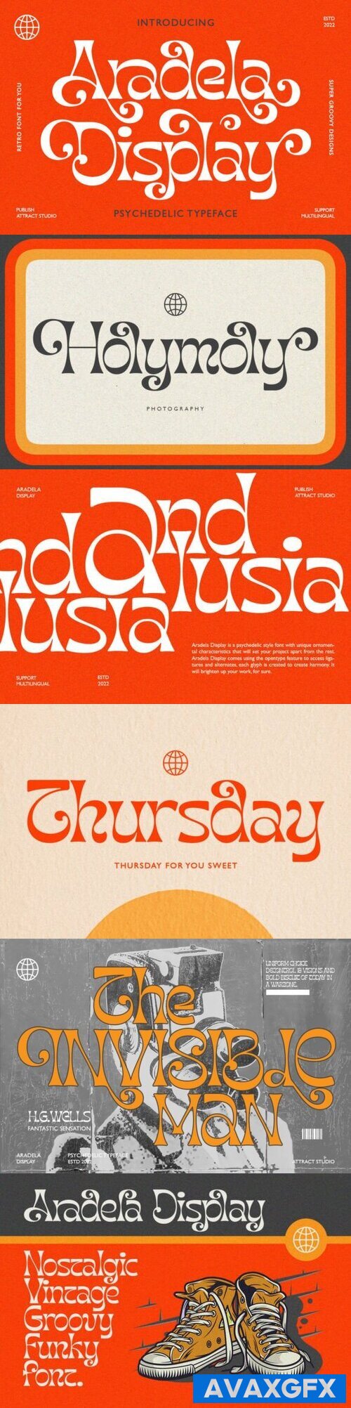 Aradela Display Font