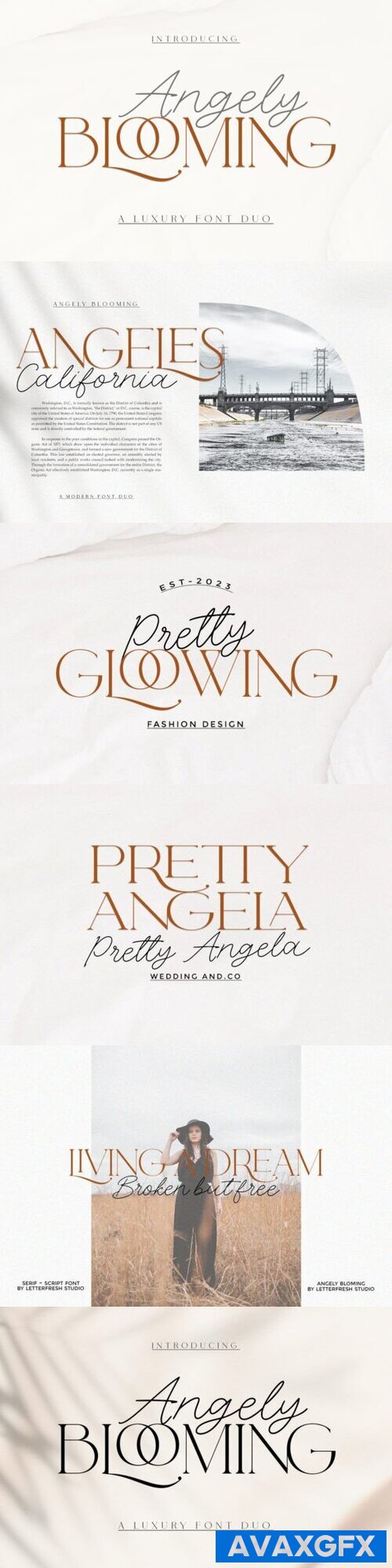 Angely Blooming Font