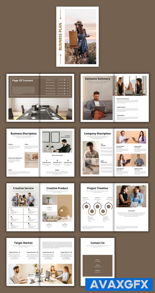 Adobestock - Business Plan Brochure 524356993