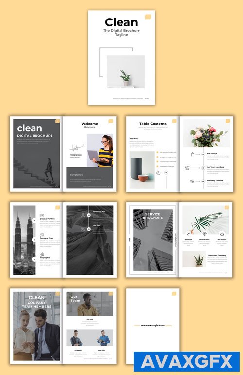 Adobestock - Clean Brochure 524356990