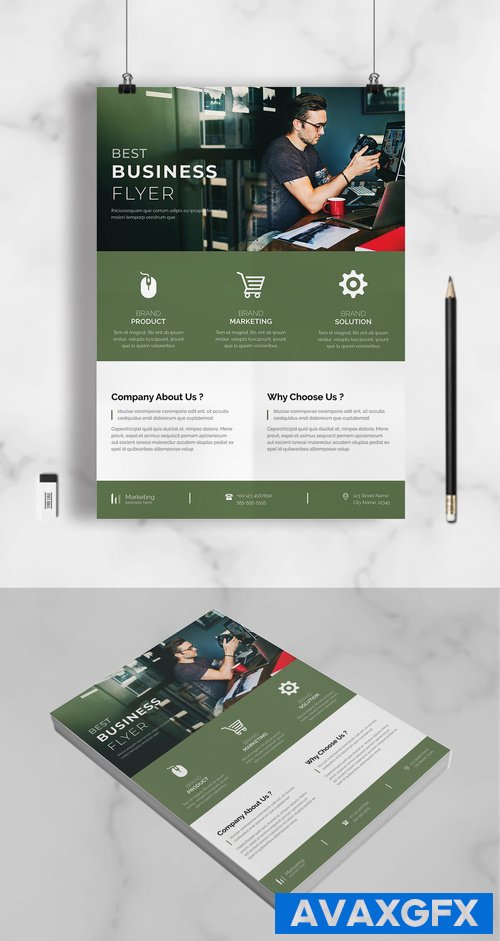 Adobestock - Best Business Flyer 524535584