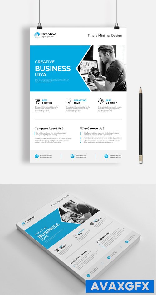 Adobestock - Creative Business Flyer 524535114