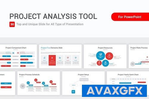 Project Analysis Tool Template PowerPoint Template WF5RWWG