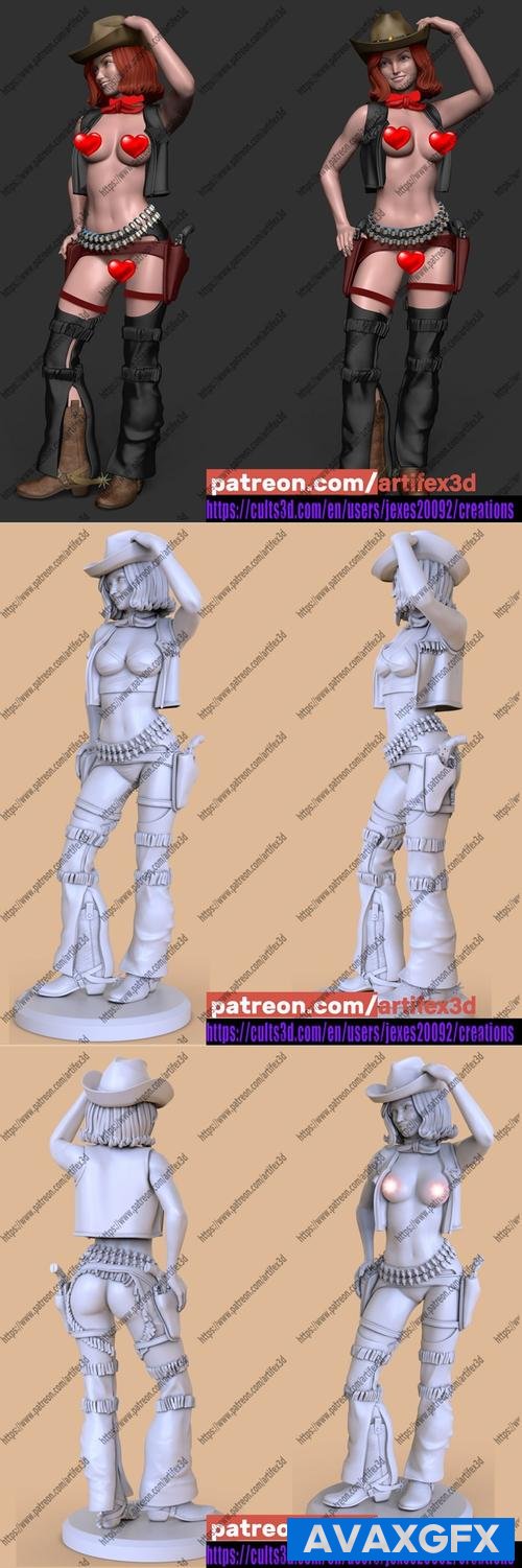 Cowboy Girl – 3D Print