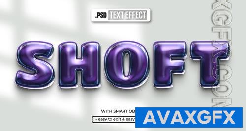 PSD shoft editable text effect