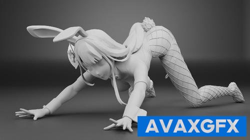 Raiden Shogun Bunny Girl – 3D Print