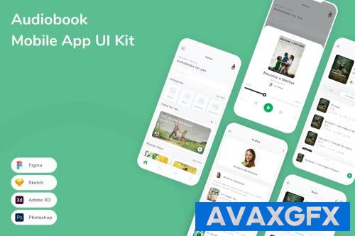 Audiobook Mobile App UI Kit YZZTKAE