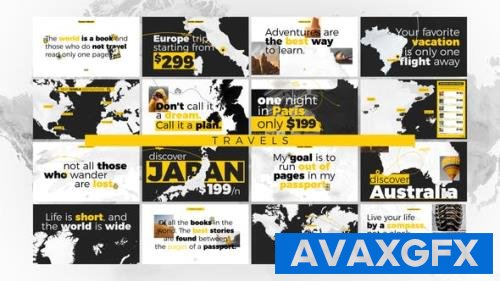 Videohive - World Map Pro - Travels 43262047