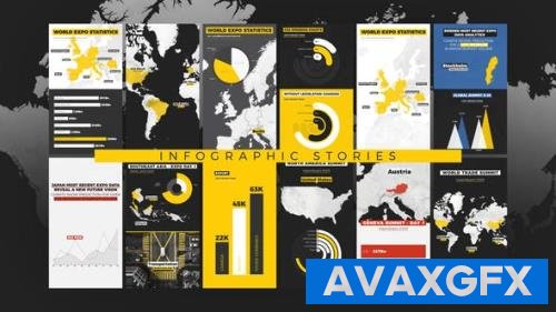 Videohive - World Map Pro - Infographic Stories 43262852