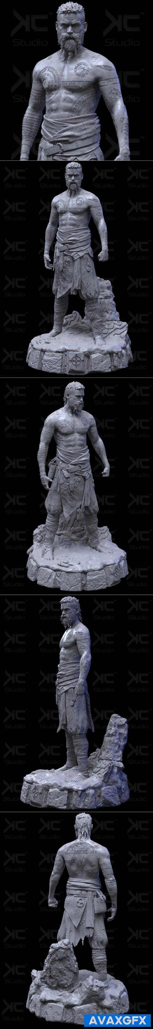 Baldur - God of War fanart – 3D Print