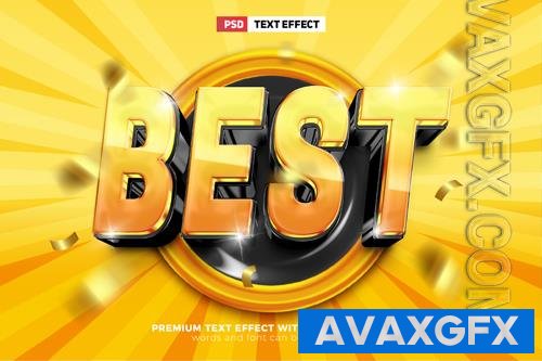 PSD super best deal promo 3d editable text effect vol 4