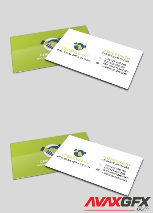 Adobestock - Green Business Card 532565013