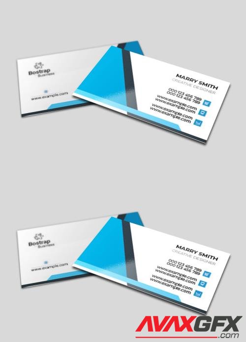 Adobestock - Cyan Business Card 532565009