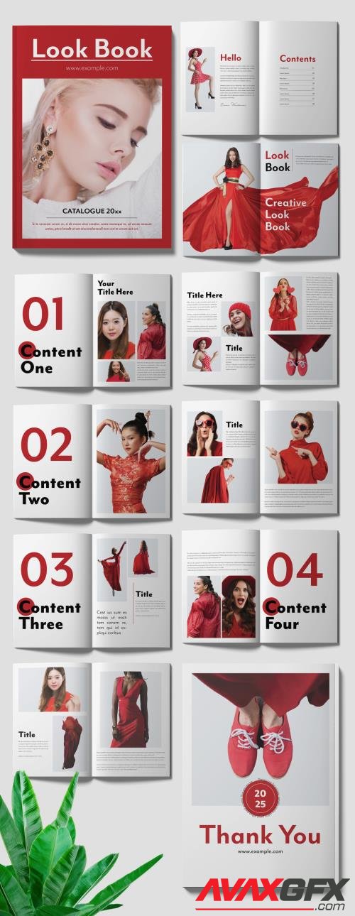 Adobestock - Look Book Layout 532561273