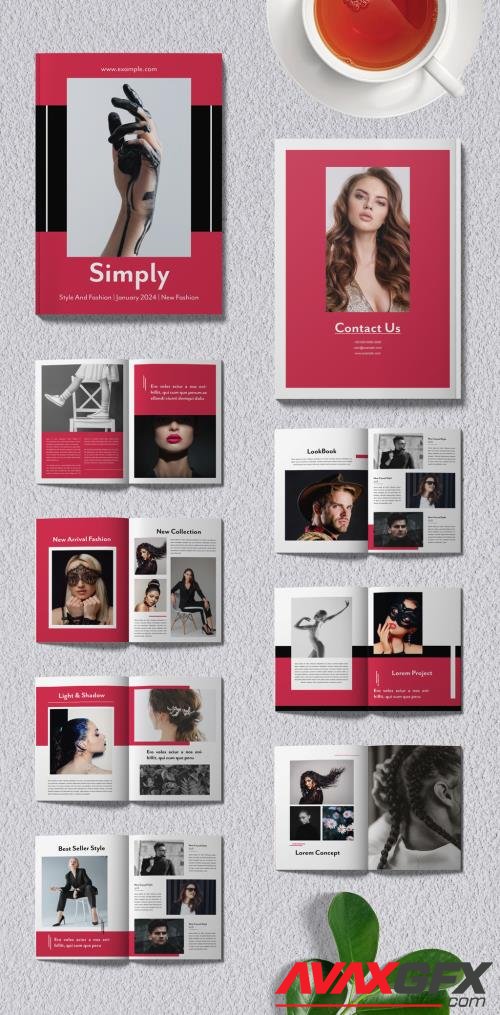 Adobestock - Minimal Clean Magazine Layout 532561239