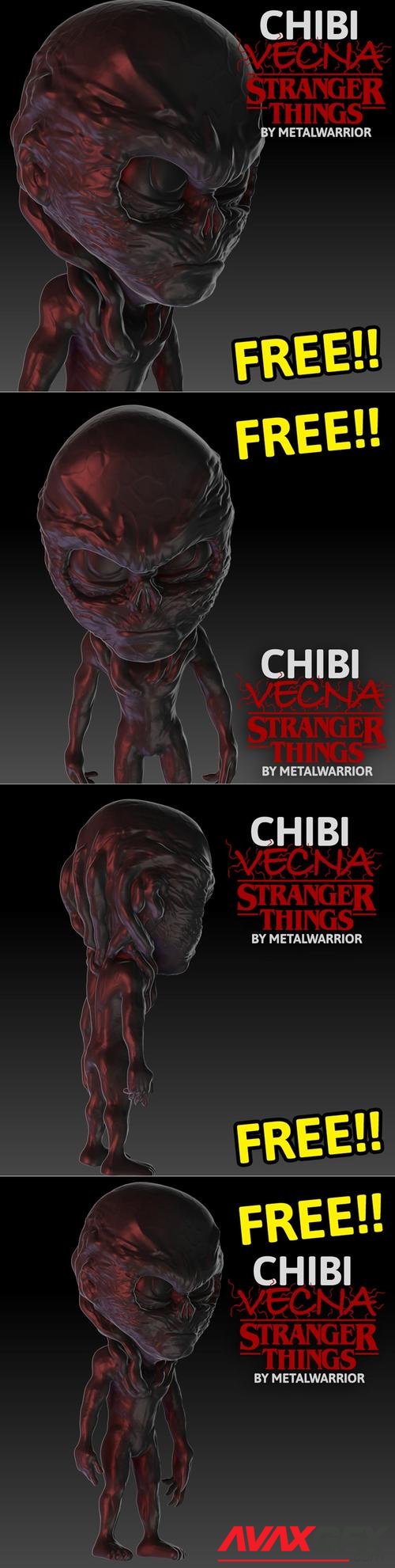 CHIBI VECNA Stranger Things – 3D Print