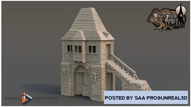 Abbey Gatehouse (3D-printing)