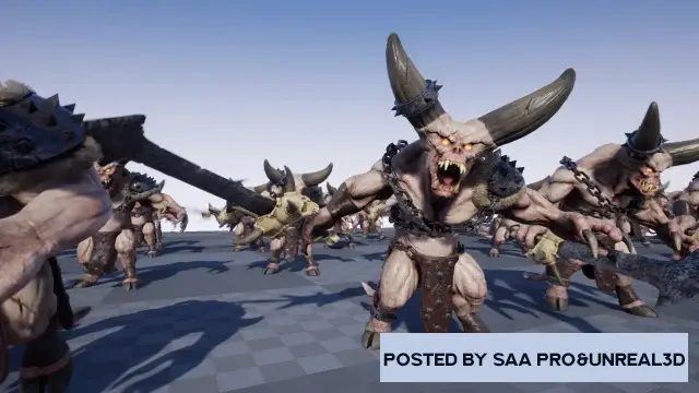 Unreal Engine Characters DEMON BRUTE v4.27