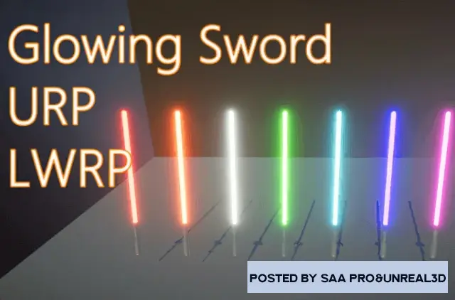 Unity 3D-Models Glowing Weapon (URP & LWRP) v1.0