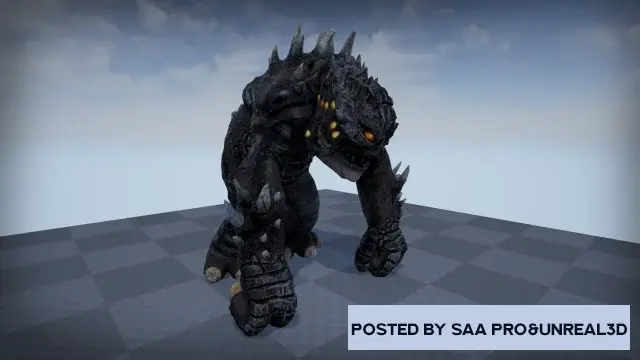 Unreal Engine Characters Heroic Fantasy Bosses: Monster Boss v4.27