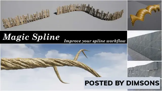 Unreal Engine Code Plugins Magic Spline Plugin v5.0