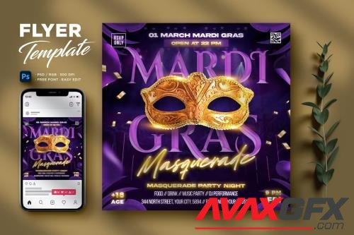 Mardi Gras Flyer M567MZZ