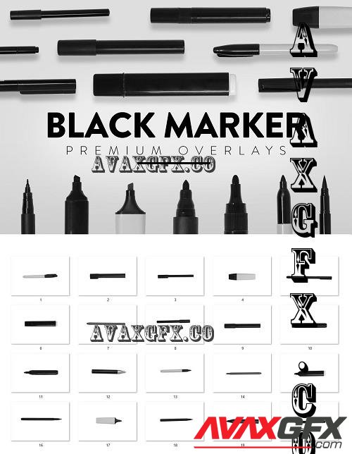 20 Black Marker Overlay - 12698892