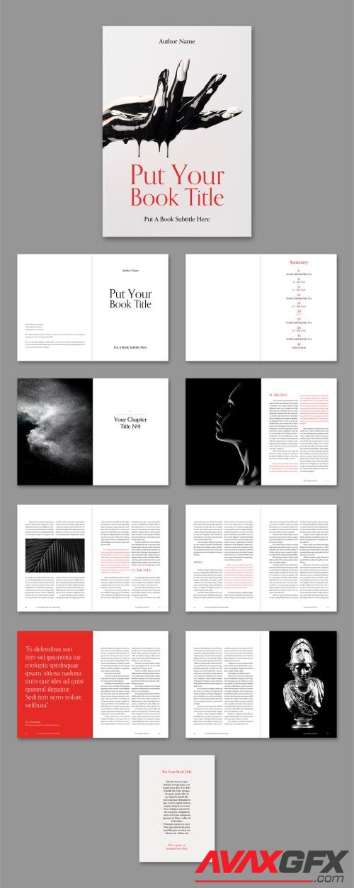 Adobestock - Narrative Book Layout 532557875