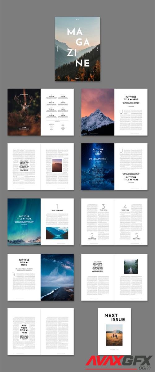 Adobestock - Magazine Layout 532557865