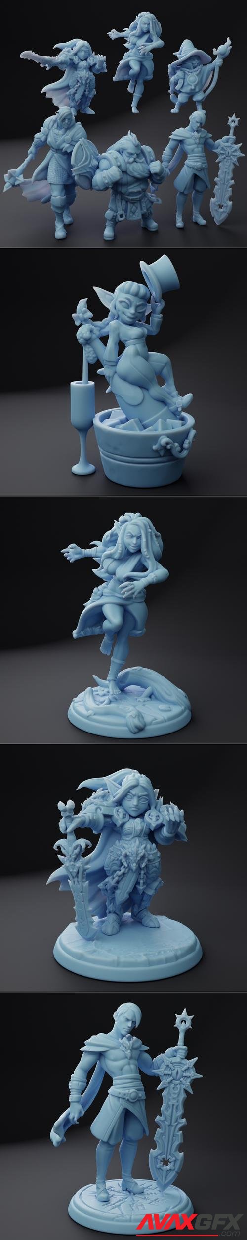 Twin Goddess Miniatures January 2023 – 3D Print