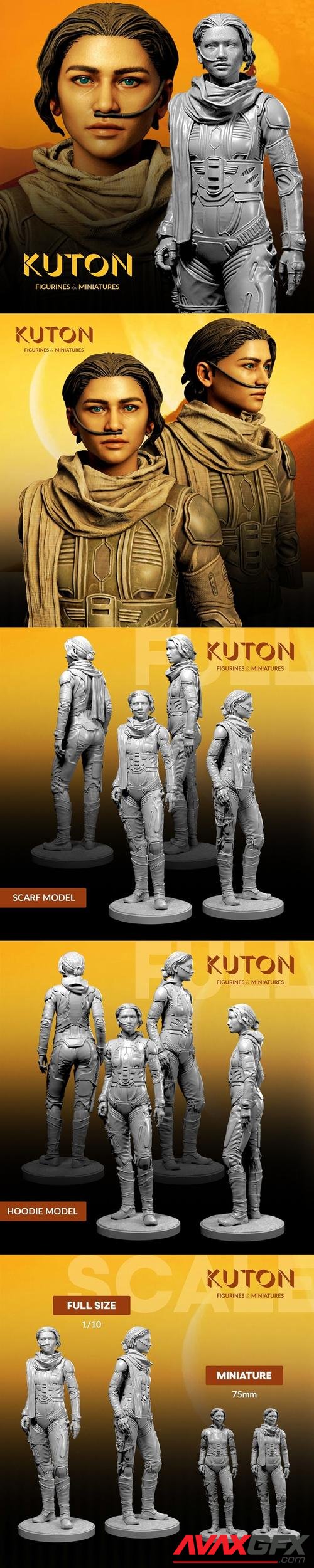 Chani - Dune – 3D Print