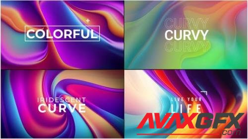 Videohive - Colorful Curves Titles 42788119
