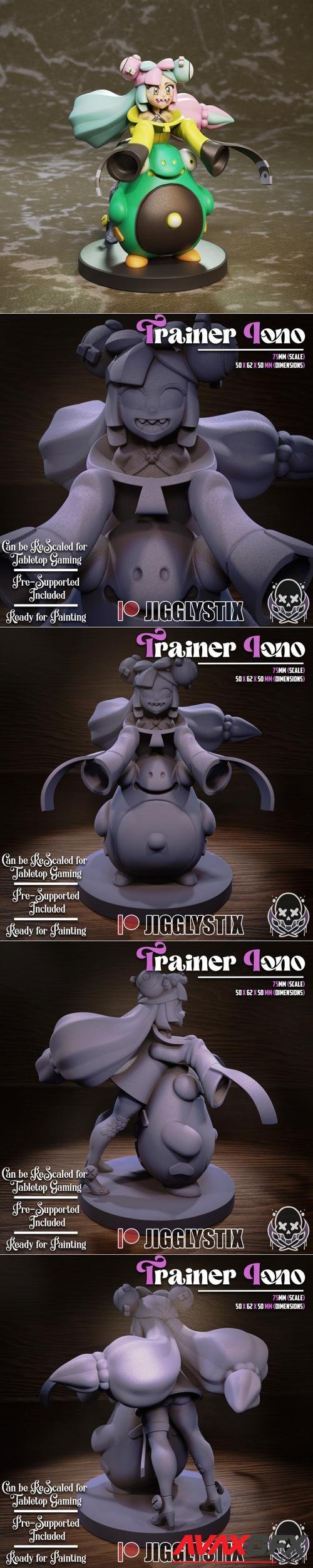 Trainer Iono - Jigglystix – 3D Print