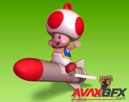 Hex3D - Missile Toad 2022 – 3D Print