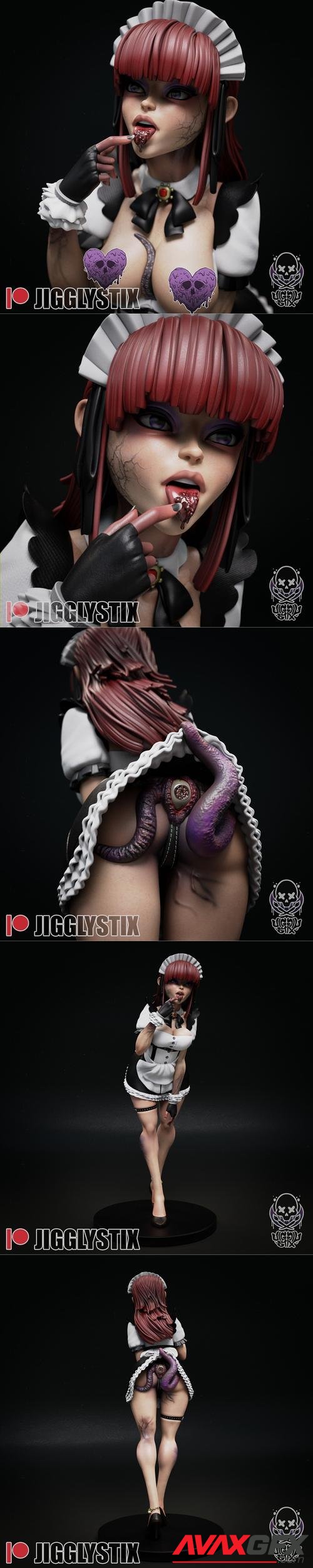 Eldritch Maid - Jigglystix – 3D Print