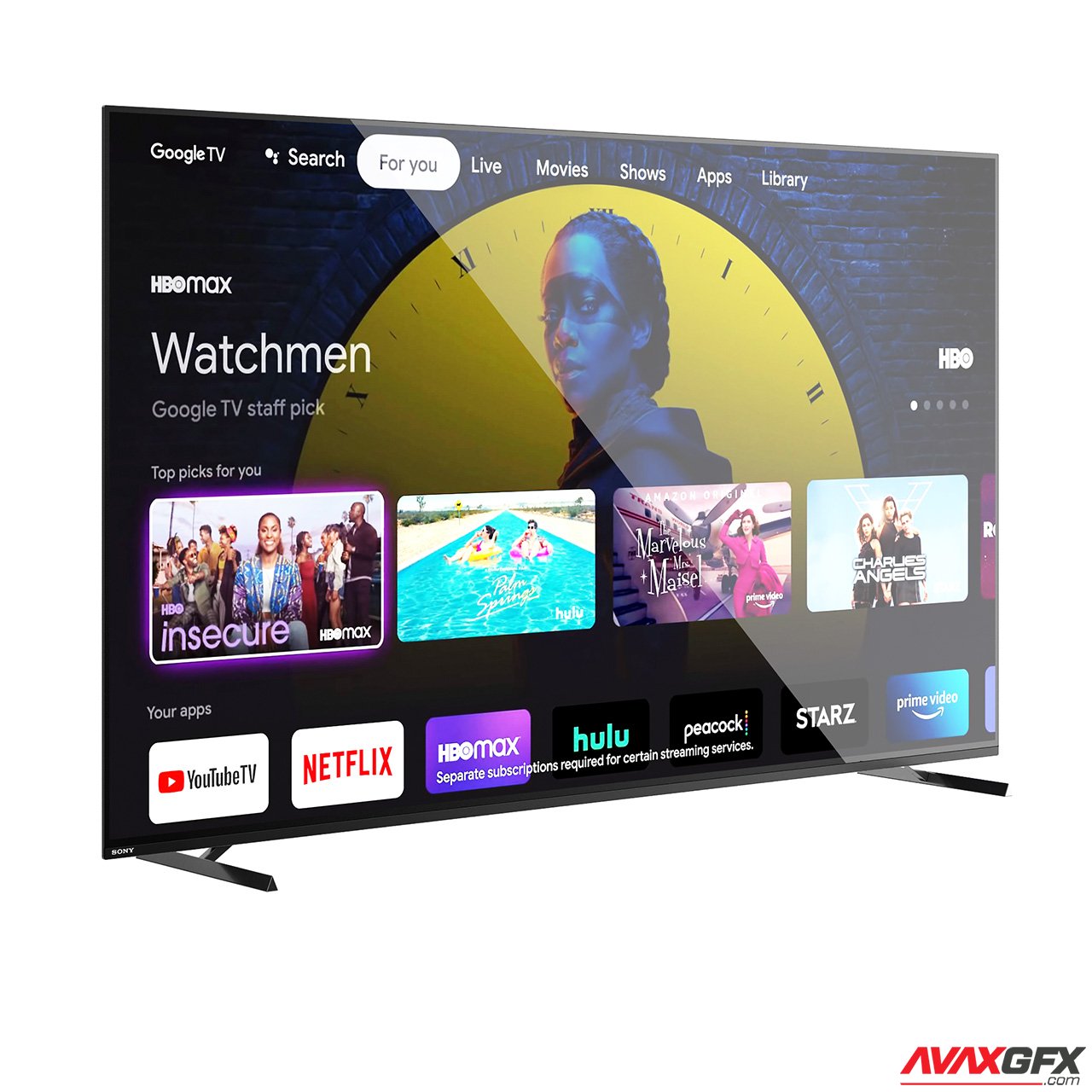 A80K Ultra HD 4K Smart TV 2022 by Sony 3D Model