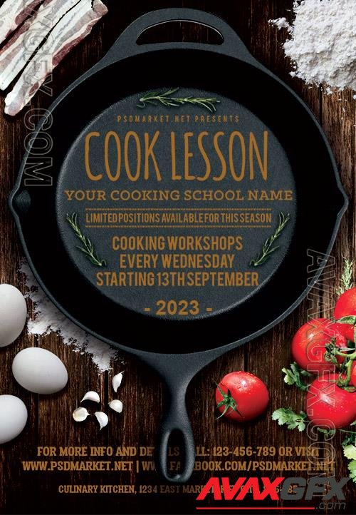 Psd cook lesson design templates