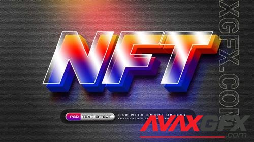 Modern nft 3d text effect